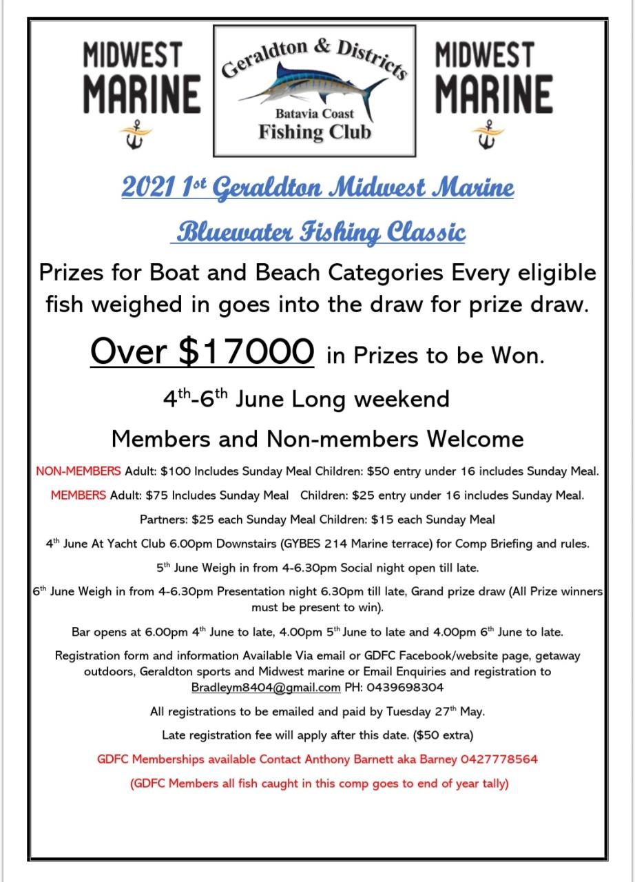 Bluewater Fishing Classic Flyer