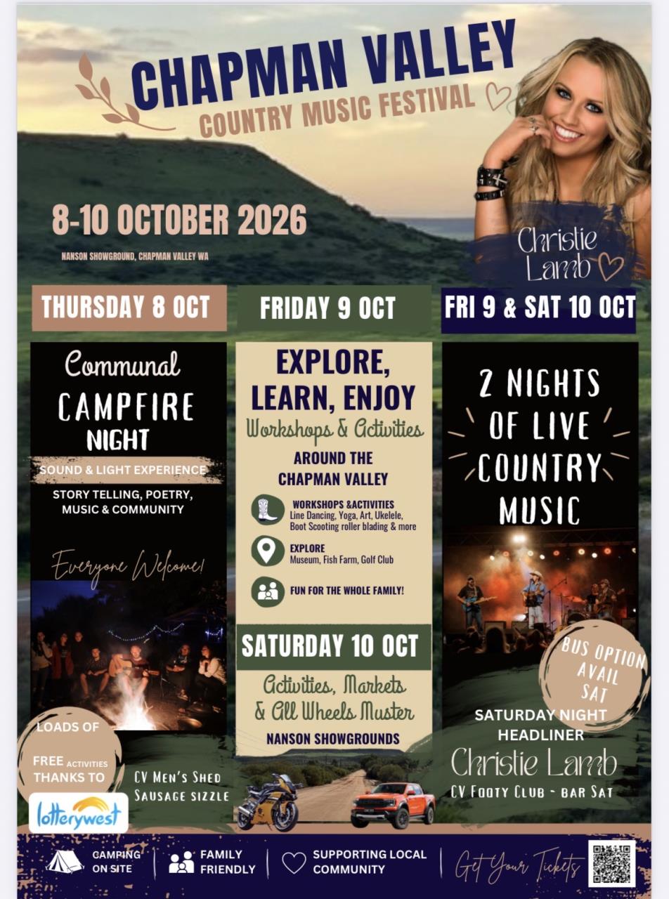 2026 Chapman Valley Country Music Festival
