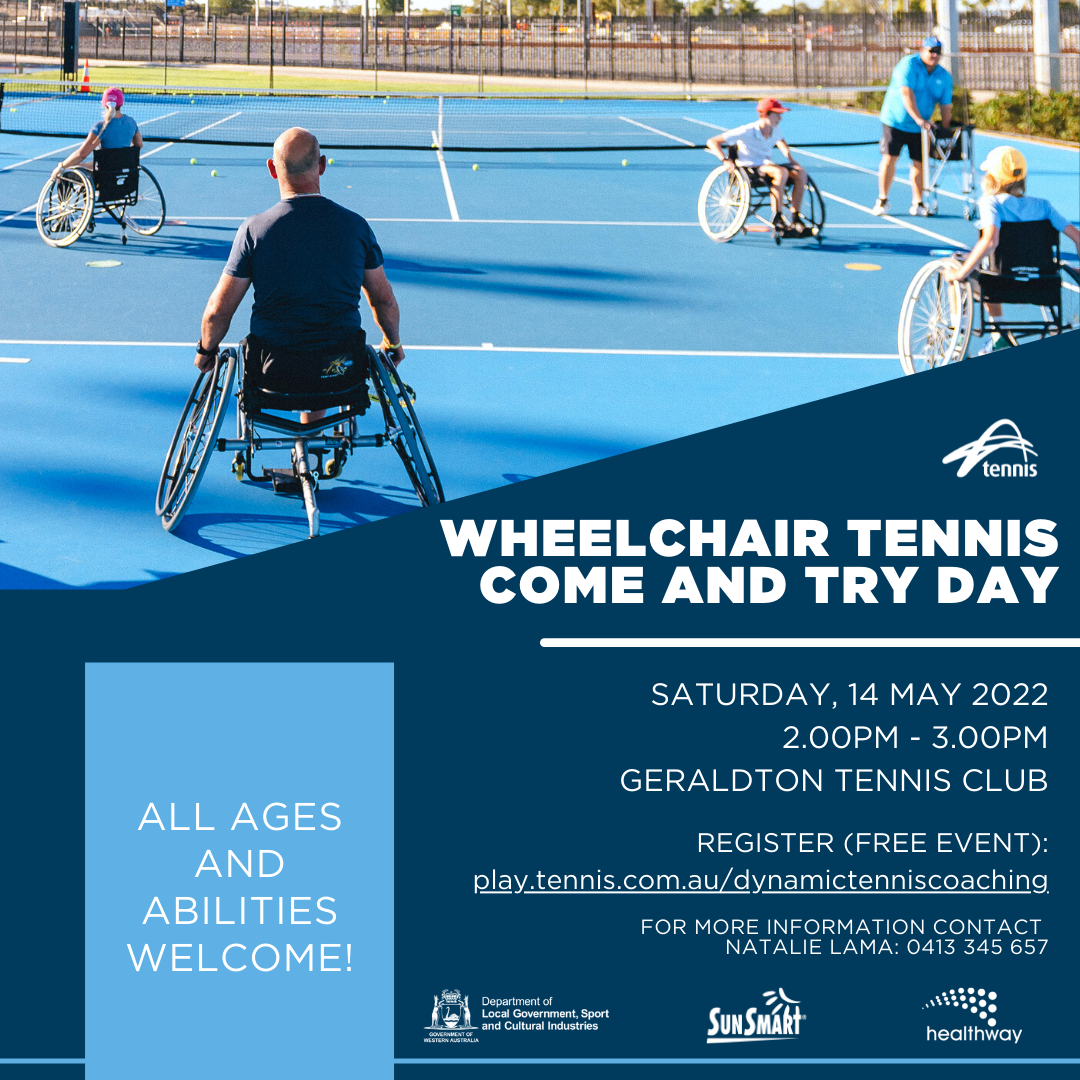 Come and try wheelchair tennis