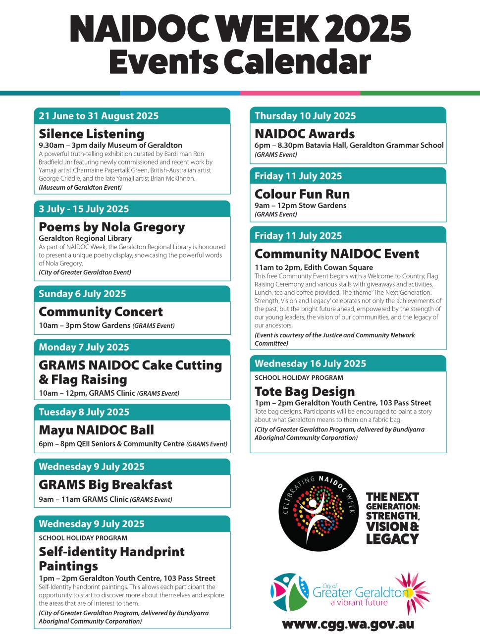 NAIDOC Week Geraldton Events