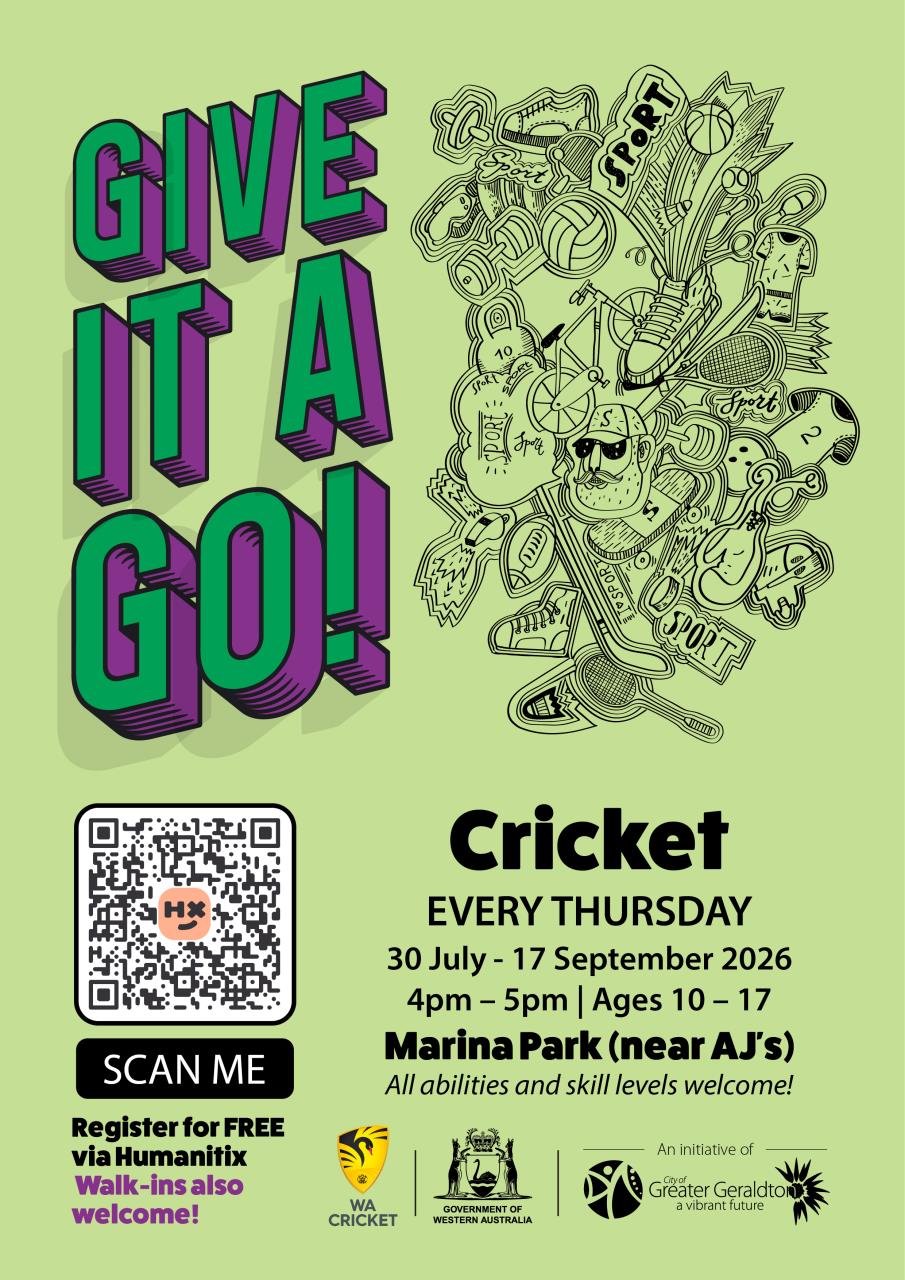 Give it a Go in Term 3 - Cricket
