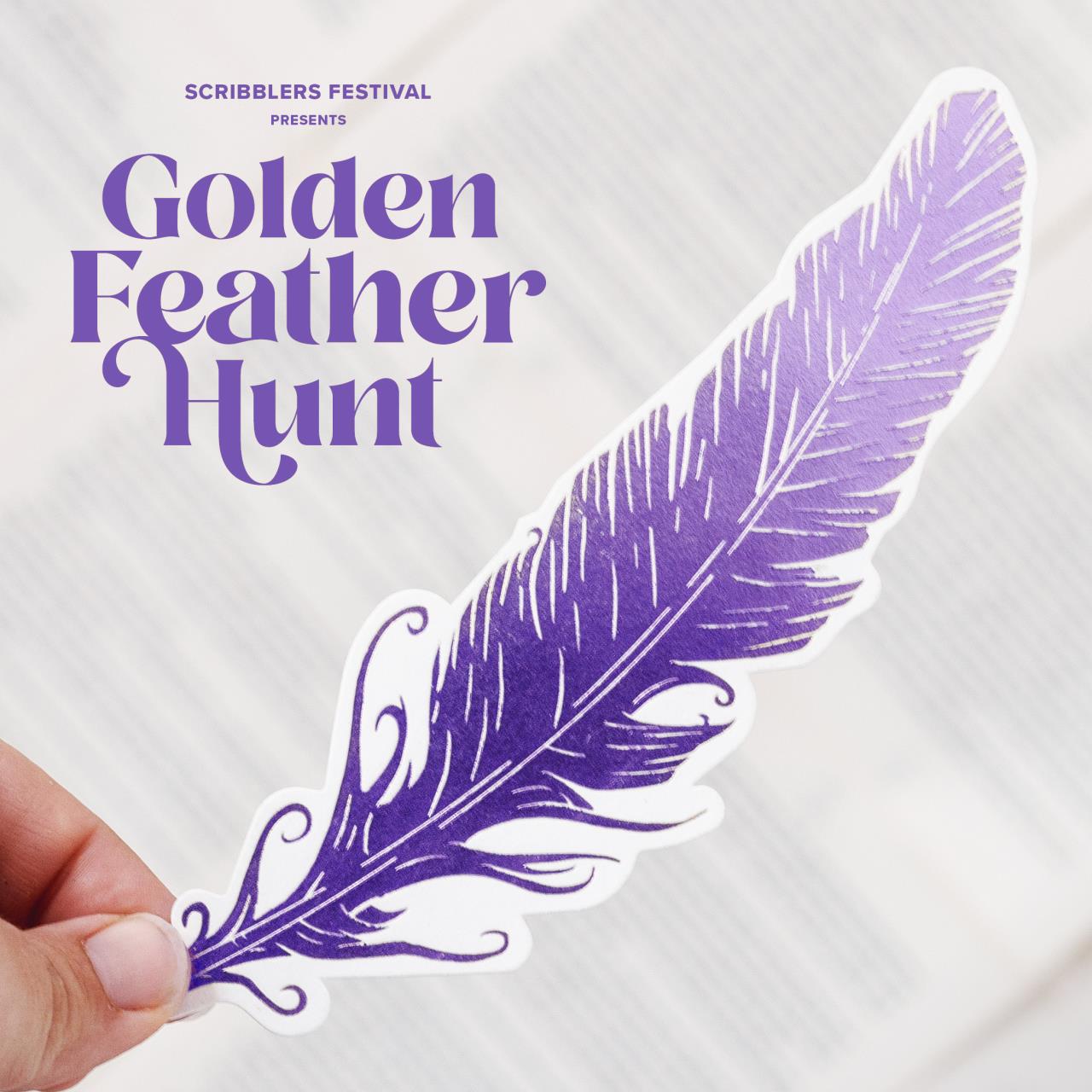Scribblers Festival Golden Feather Hunt