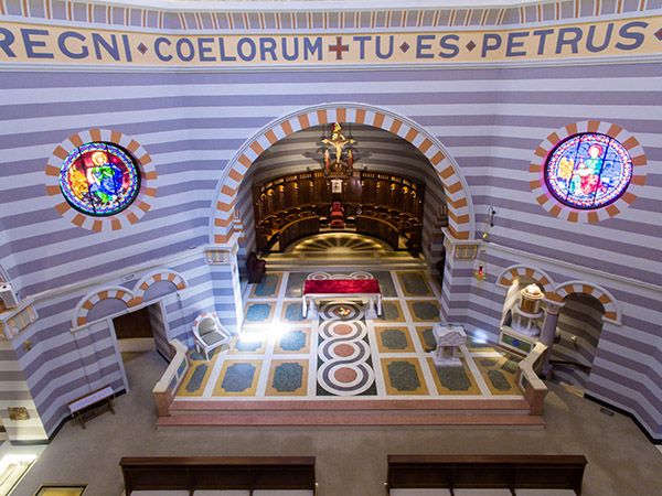 Internal shot of St Francis Xavier Cathedral courtesty of Debra Mitchell
