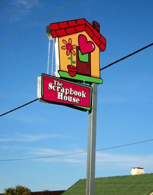 The Scrapbook House - The Scrapbook House Sign