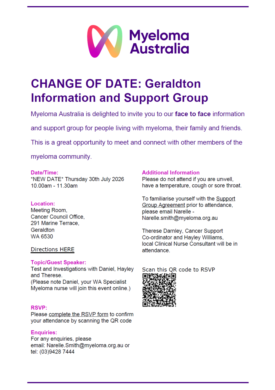 Myeloma Information and Support Group