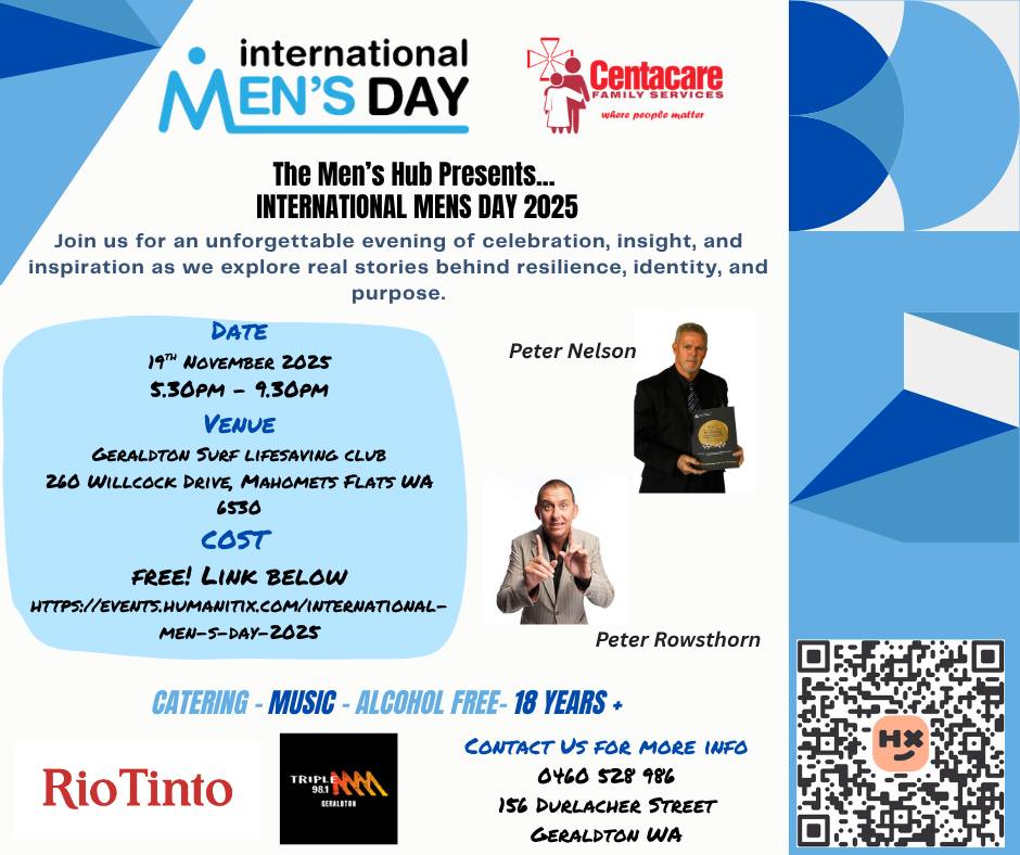 International Men's Day 2025 - Centacare