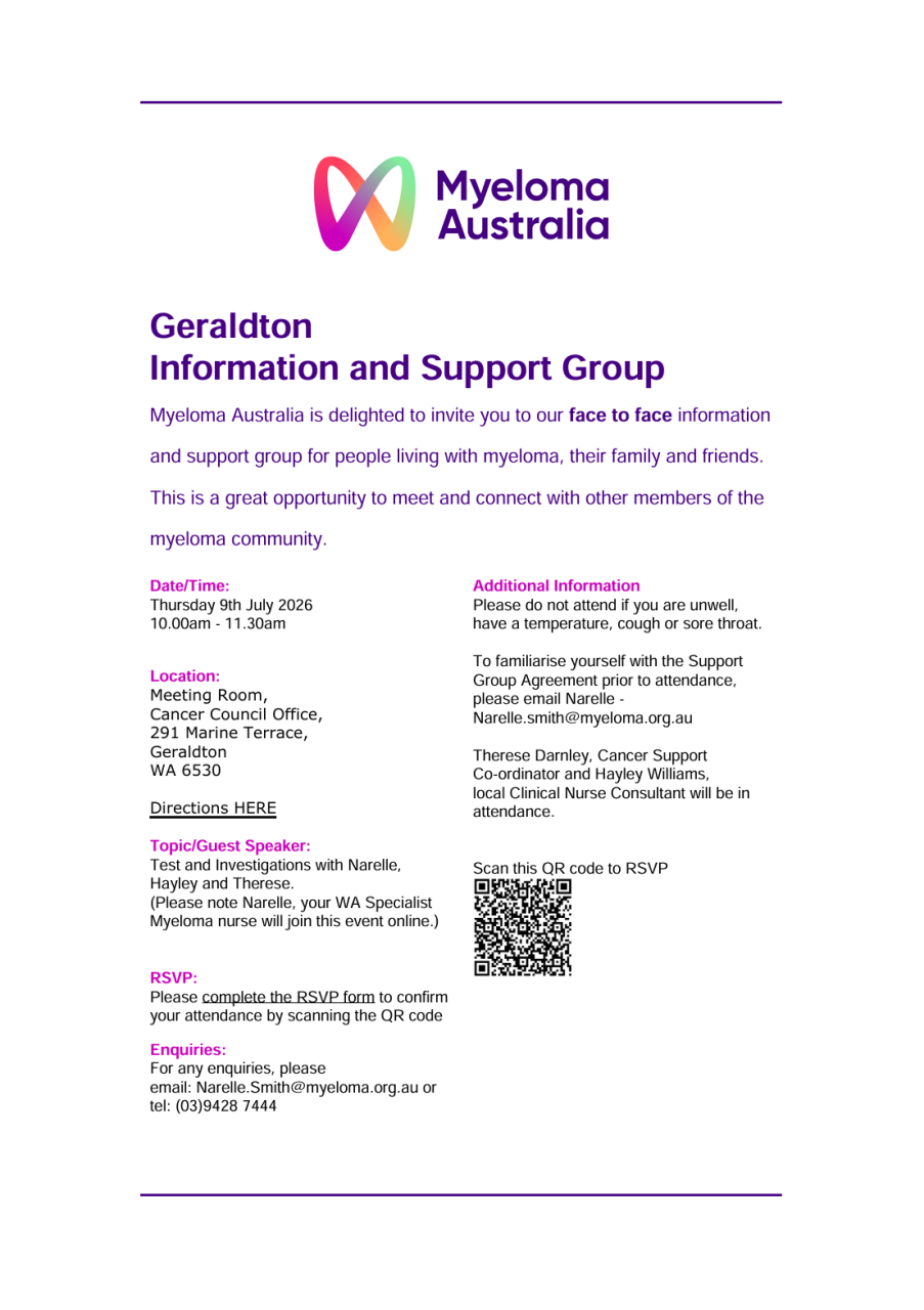 Myeloma Information and Support Group