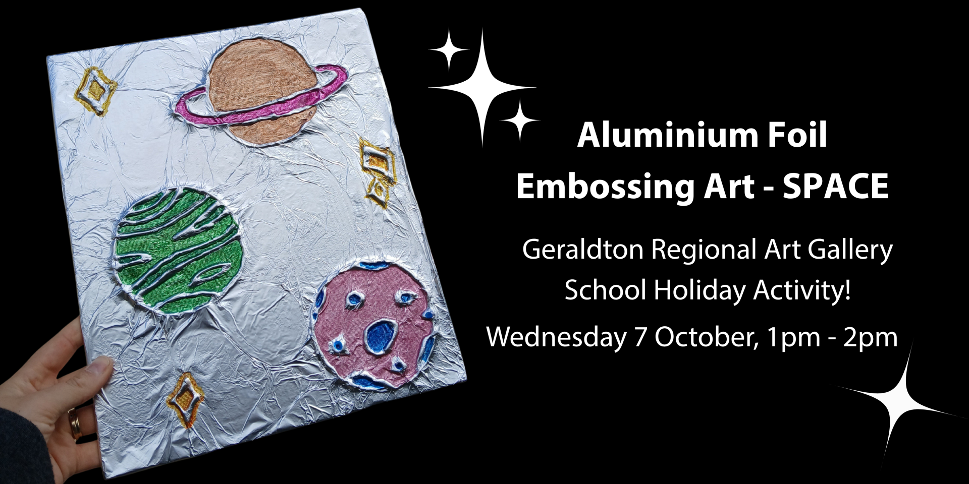 Aluminium Foil Embossing Art - SPACE