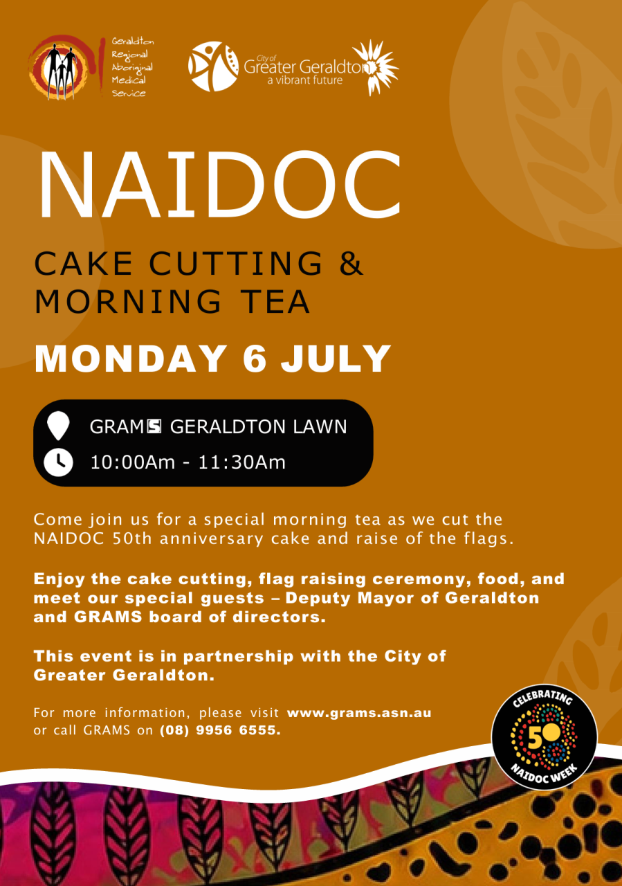 NAIDOC Cake Cutting and Morning Tea