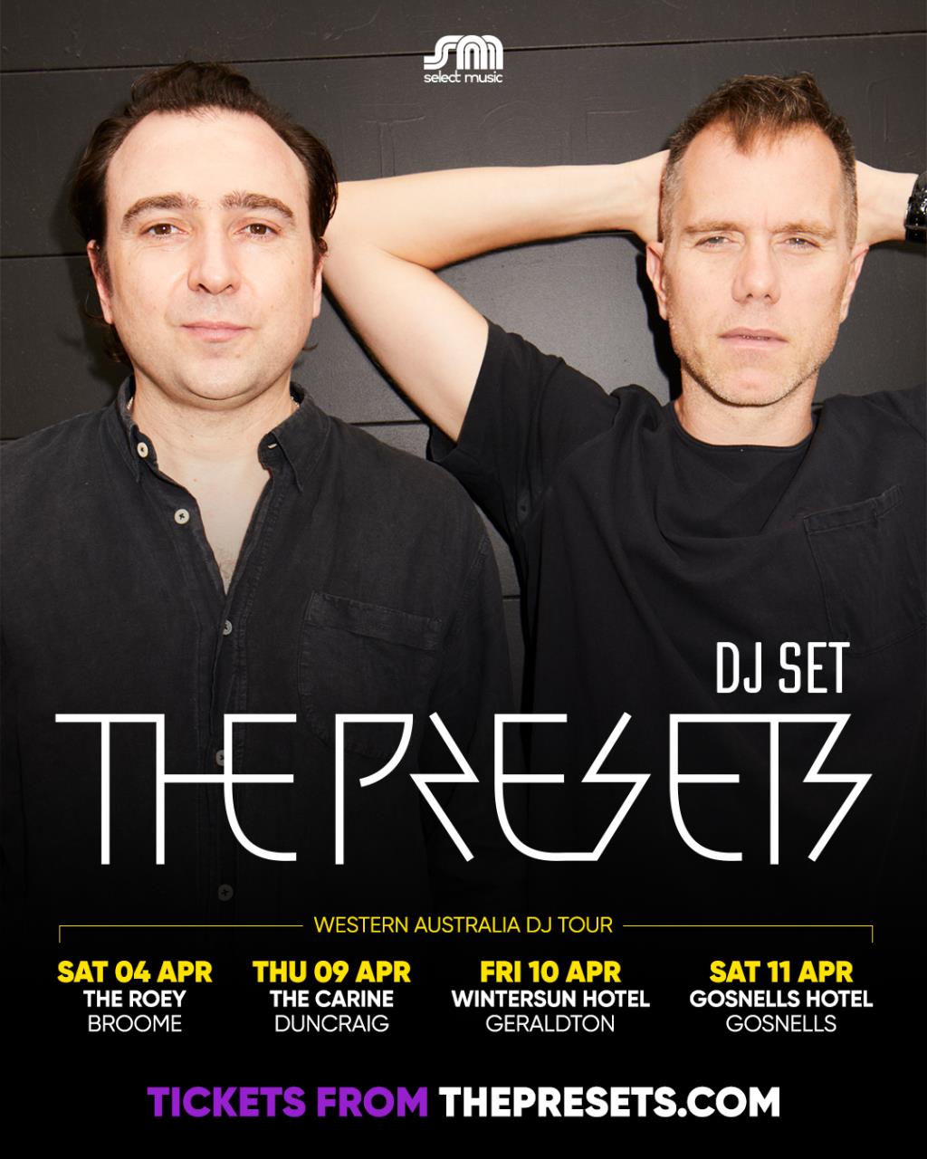 Presets is set to play in Geraldton
