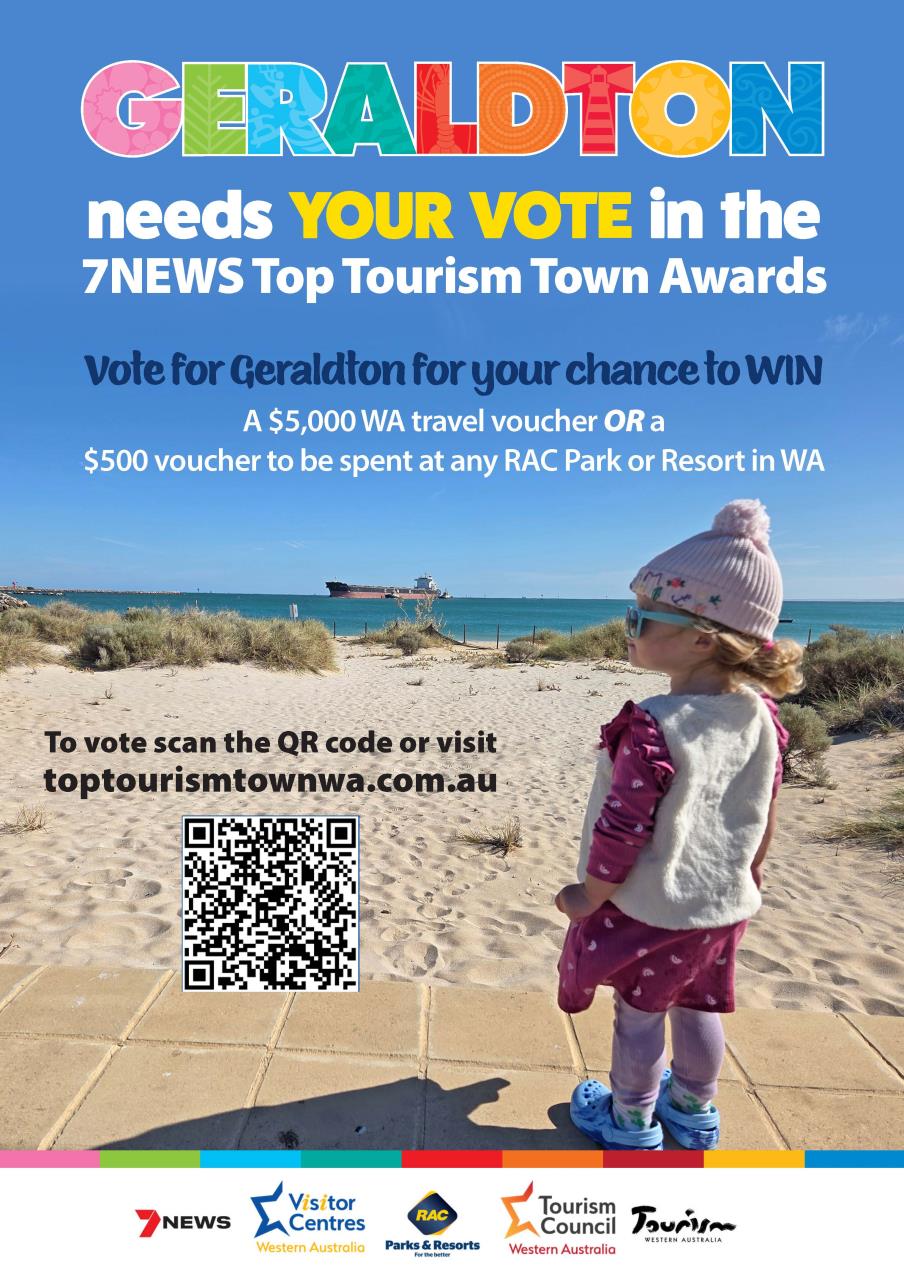 Geraldton going for Top Tourism Town gold