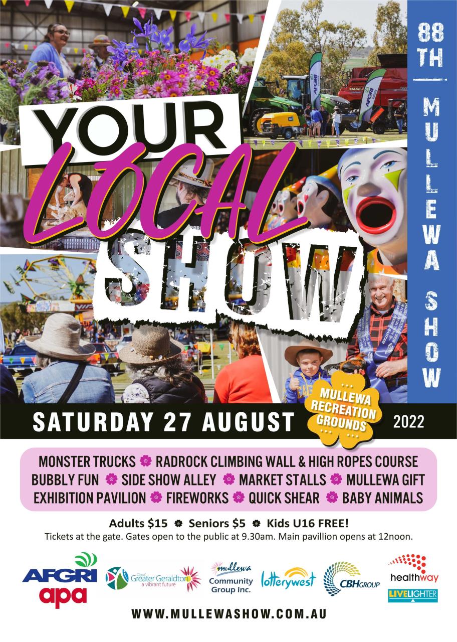 Mullewa District Agricultural Show 2022